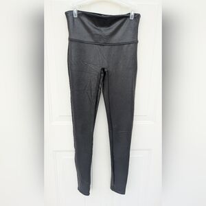 SPANX Faux Leather leggings, Women's Size Large-Tall